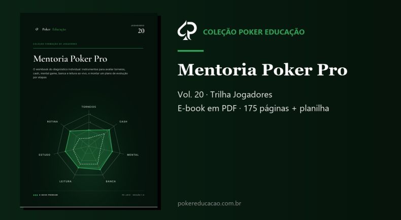 E-book Poker Educação Vol. 20 - Mentoria Poker Pro